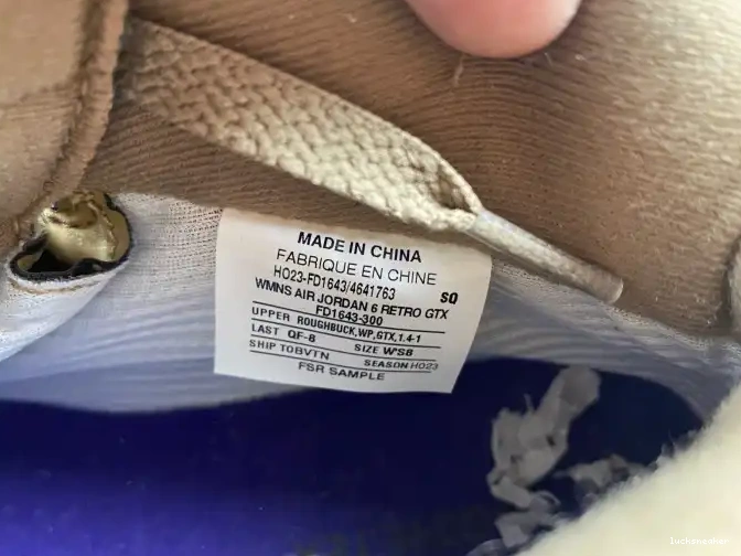 Rep LUCY Gore-Tex Jordan Brown WMNS Air Kelp 6 FD1643-300 0509
